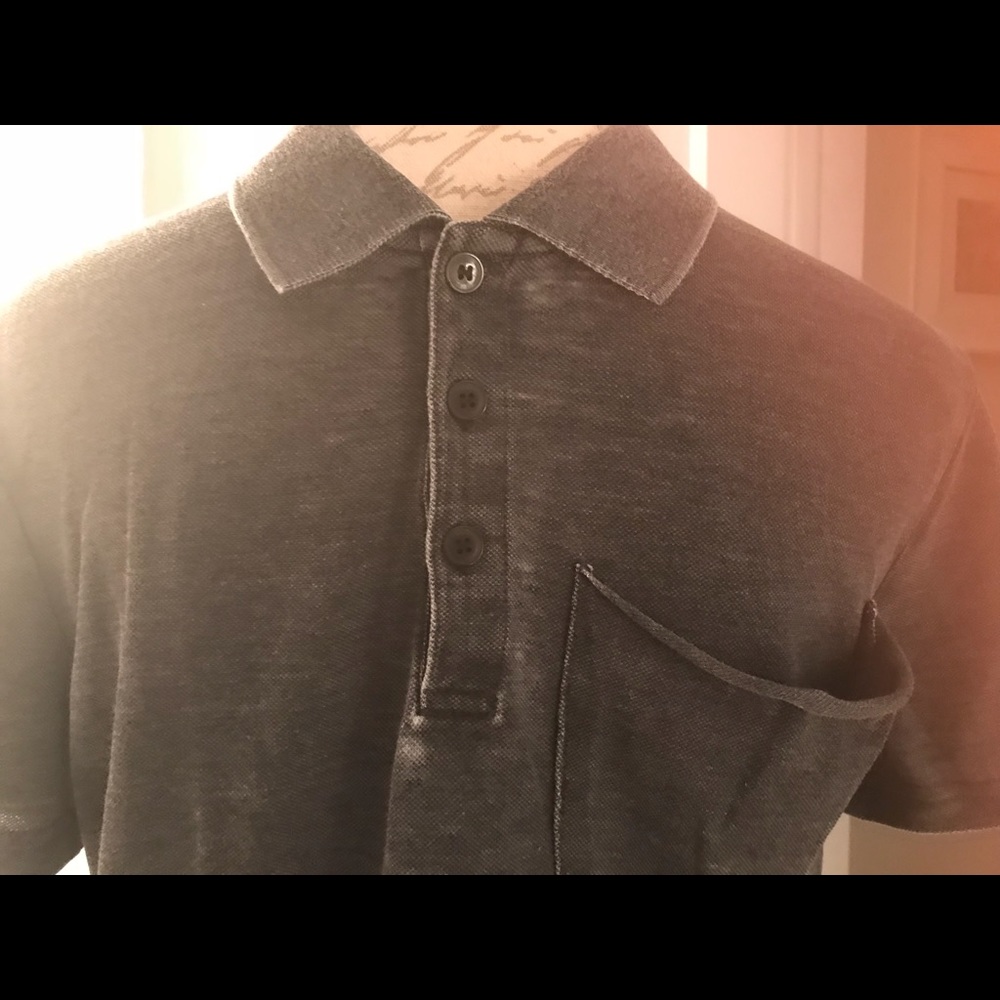 Guess, NWT, short sleeve, grey, shirt, small
